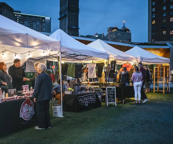 Photo illustrating Example vendor placement